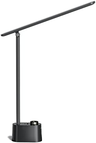 Honeywell HWT-H01 LED Desk Lamp, Foldable & Stepless Dimmable, Black