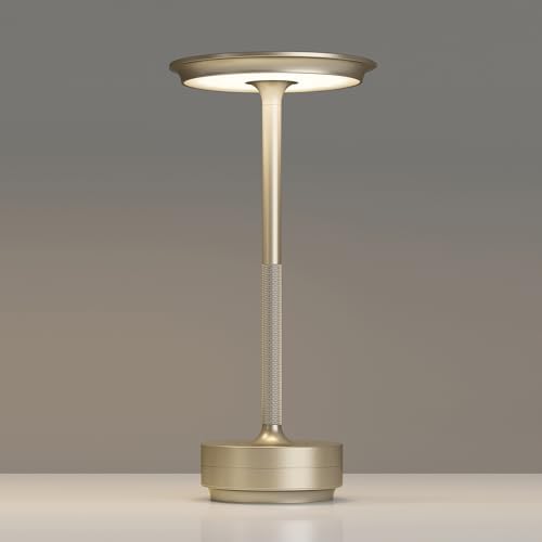 TBBGA 1 Pack Rechargeable Table Lamps Cordless, 5000mAh Outdoor Table Light