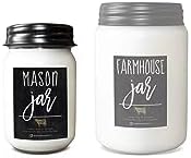 Milkhouse Sunday Morning Soy Candle, 13 oz Mason Jar, 70+ Hr Burn