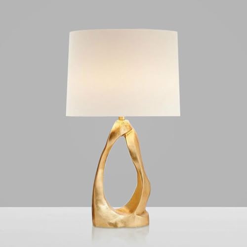 Table lamp Simple Creative Gold Living Room Table Lamp Art Bedside Bedroom Hotel Room Table Lamps (Model-I)