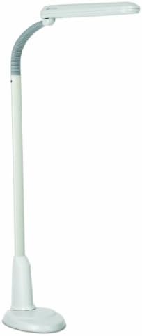 OttLite 24-Watt Classic CFL Floor Lamp, Dove Gray