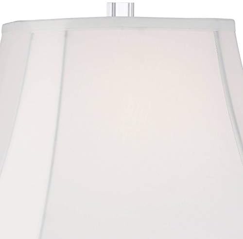 Mitzie 25 1/2" High Table Lamp Set of 2 Silver Cut Crystal Column