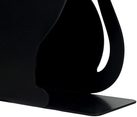 SOFFEE DESIGN Iron Vertical Cat Napkin Holder, Animal Shadow Napkin Stand Convenient Desktop Storage Decoration, Adorable Paper Towel Dispenser for Kitchen Countertops, Dining Table, Sitting Kitty