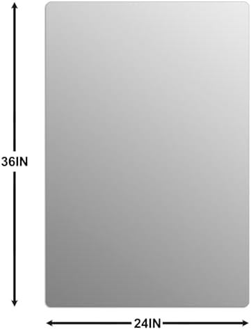 Bathroom Mirror for Over Sink 36x24 Inch Frameless Wall Mirror Rectangle