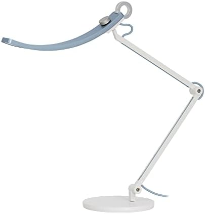 BenQ e-Reading Desk Lamp - Ultrawide and Bright Lighting, Dimmable, Dual Smart Mode, Adjustable Arm, Auto-dimming, High CRI, Eye-caring Lamp for Home Office, Reading, Study, Craft, Matte Blue.
