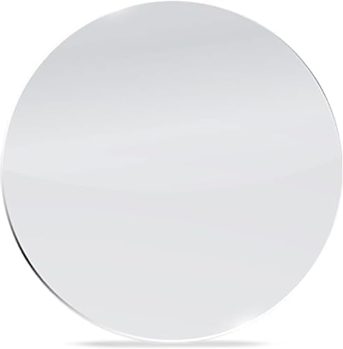 6 Inch, Pack of 2 Small Mirrors for Crafts, Round Mirror for Tables at Wedding, Mirror Tiles for Crafts and DIY Projects