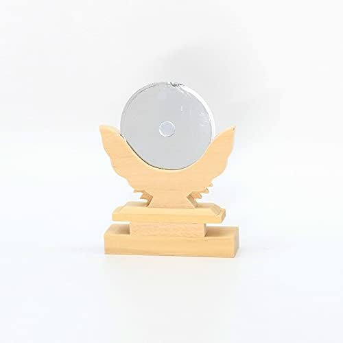 Kamidana no Sato Shinto Tool Shrine Mirror 2 Size 11.5 (Height) - 9 (Width) - 6φ (Mirror Part) cm
