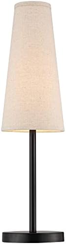 Snippet 26" Tall Table Lamps Set of 2 Espresso Bronze Brown Accent Modern