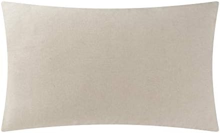 OiseauVoler 3D Flower Lumbar Throw Pillow Covers 12x20 Inch White