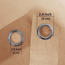 DWCN Ombre Sheer Curtains - 84 inches Long Faux Linen Gradient Semi Voile Curtains for Bedroom and Living Room, Set of 2 Grommet Top Window Curtain Panels, 42 x 84 Inches Long, Burnt Ochre