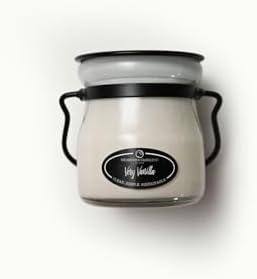 Milkhouse Very Vanilla Scented Soy Candle, 5 oz Cream Jar, 35+ Hr Burn