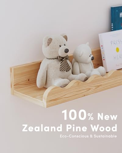Seocry Nusery Shelves (23 Inches, Wood)