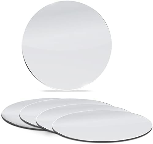 10 Inch, Pack of 36 Small Mirrors for Crafts, Round Mirror for Tables at Wedding, Mirror Tiles for Crafts and DIY Projects