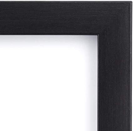 Amazon Basics Rectangular Picture Frame Set, 5" x 7", Wall Hanging or Tabletop Display, Real Glass, Horizontal or Vertical, Black, 2-Pack