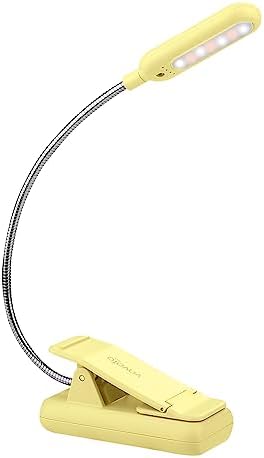 VAVOFO Rechargeable Reading Light, Clip on Book Light for Reading in Bed