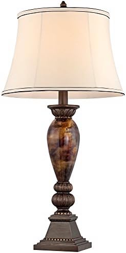Home Mulholland 33" Bronze Brown Large Table Lamp Marbleized Finish