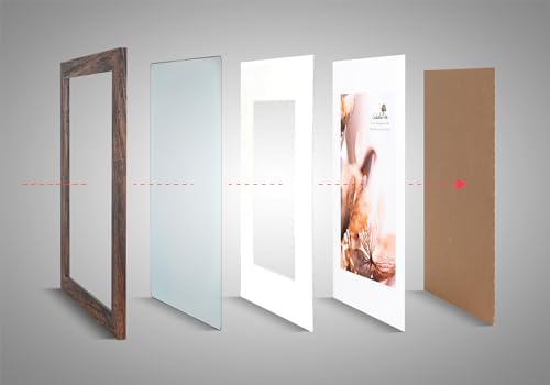 brown 11x14 Picture Frame set of 3,Display 11x14 without Mat or 8x10 with Mat，Wall Gallery Photo Frames