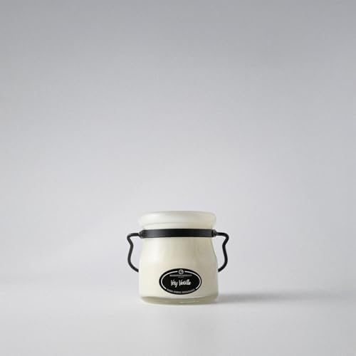 Milkhouse Very Vanilla Scented Soy Candle, 5 oz Cream Jar, 35+ Hr Burn