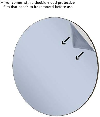 Marketing Holders 1/8" Acrylic Mirror Round 15 Inch Lightweight Reflective Frameless Disc for Elegant DIY Home Decor Wedding Centerpieces and Unique Mirrored Decorative Gallery Walls