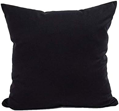 HOPLEE Decorative Black and White Pillow Covers Buffalo Plaid Cushion Covers for Sofa, Black and White 18x18 inch,4 Pack