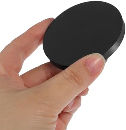 Obsidian Scrying Mirror 2.28In Round Black Obsidian Disc for Meditation Divination Tabletop Circle Mirror Home Decor Accent