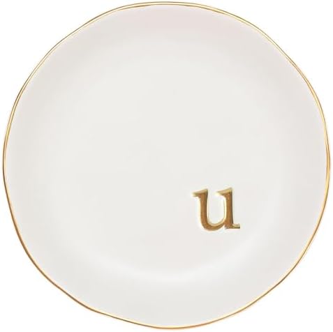 COLLECTIVE HOME Ceramic Jewelry Tray, Trinket Dish, Gifts for Women (U)