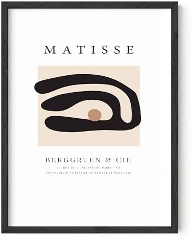 HAUS AND HUES Henri Matisse Prints and Posters Matisse Wall Art and Art Exhibition Poster, Matisse Poster Paintings, Abstract Art Prints for Exhibition Walls Unframed 12"x16"