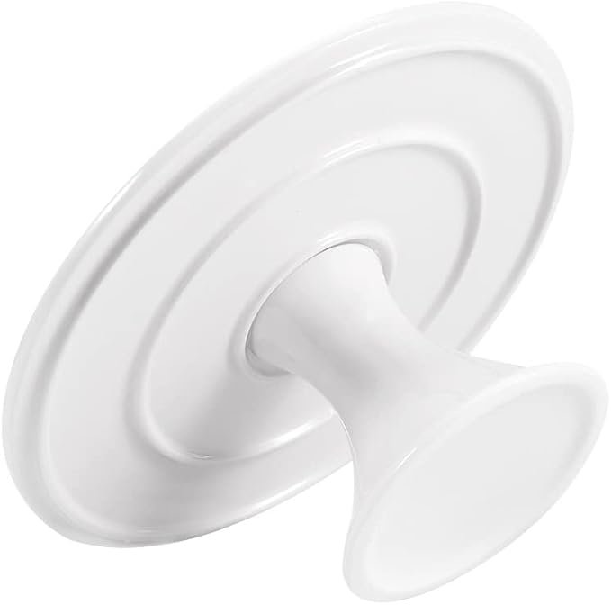 9 Inch White Ceramic Cake Stand for 6 Inch Cakes, Small Pedestal Display | Compact pedestal design gives small cakes and desserts a clean, elevated look on counters, tables, and party setups