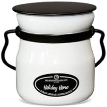Milkhouse Holiday Home Soy Candle, 5 oz Cream Jar, 35+ Hr Burn
