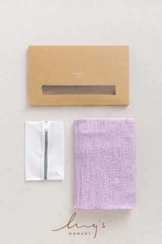 Ling's Moment Lilac Gauze Cheesecloth Table Runner, 14FT (168 Inch)