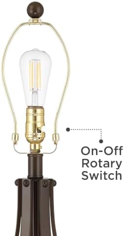 Louanne 29" Tall Table Lamp Open Oil-Rubbed Bronze Brown Farmhouse Rustic