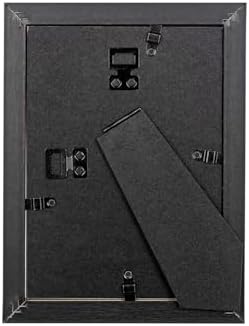 5x7 Picture Frame Black 2 Pack, Display 5x7 without Mat or 4x6 with Mat, Wall Gallery Photo Frames