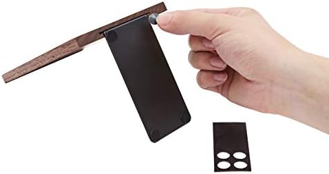 Pandapark Wood Decorative Bookends,Non-Skid Bookend for Shelves,Heavy Duty Bookends,Book Stand for Books/CDs,1 Pair