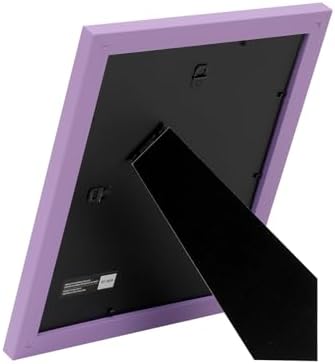 Muzilife Purple 8x10 Wood Picture Frame with Mat, Real Glass Cover, 2 Pack