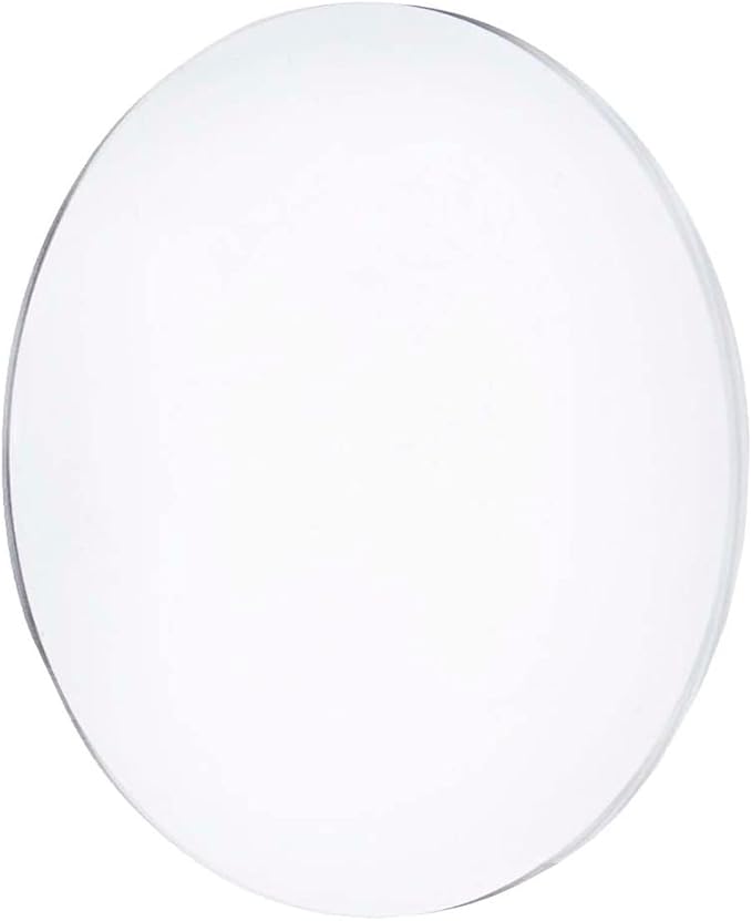 Marketing Holders Acrylic Round Sheet Circles 4" Clear Flat for DIY Crafts Wall Safer Light Weight Plastic Center Piece Wedding Events