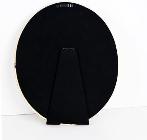 Oval 11.8x10 inch Resin Vintage Mirror | Wall Mounted Decorative Mirror for Entryway, Hallway, Bedroom Oval Mirror(Gold)