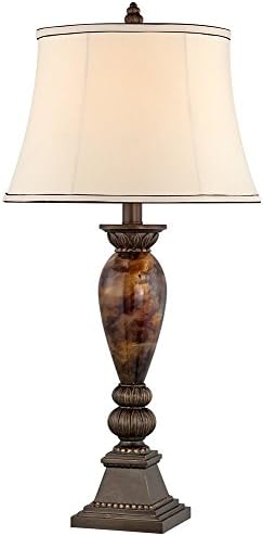 Home Mulholland 33" Bronze Brown Large Table Lamp Marbleized Finish