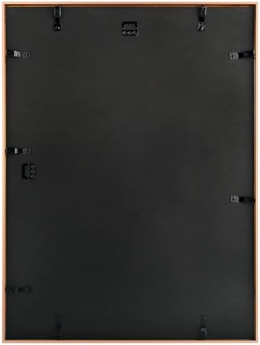 Golden State Art 18x24 Rose Gold Aluminum Frame, Real Glass, Mat Fits 16x20
