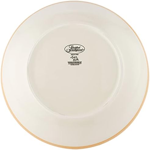 Sunflower Fields 144 oz. Serving/Pasta Bowl – Great for Entertaining Large Gatherings, Mixing Salads, Serving Pasta, Fruit, Chips and More – Elegant Floral Ceramic Dishware