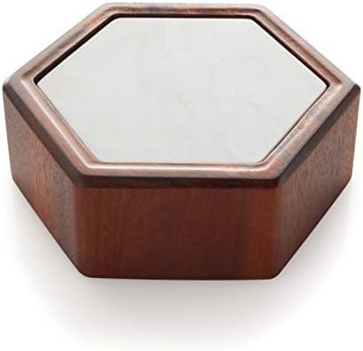 Libbey Urban Story 2-Piece Wood and Ceramic Flip Bowl/Pedestal