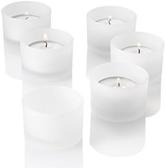 Set of 72 Frosted Glass Eastland® Tealight Candle Holders