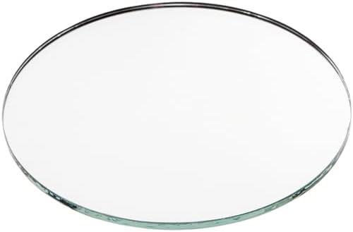 Plymor 4 in Round, 3mm Thick, Non-Beveled Glass Mirror Circle, Pack of 3