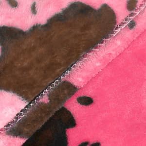 Hot Pink Blanket for Kids, Cute Warm Soft Toddler Blanket for Stroller Bed Nursery, Strawberry Pink Gifts for Girls Birthday Easter Mother's Day, Y2K Room Home Decor, 40x50inches