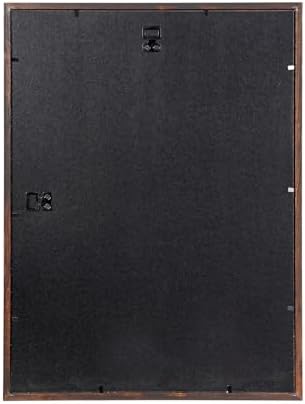 Wooden Brown 12x16 Picture Frame 3 Pack, Poster Frames 12 x 16 without Mat for Wall, Horizontal or Vertical Wall Mounting