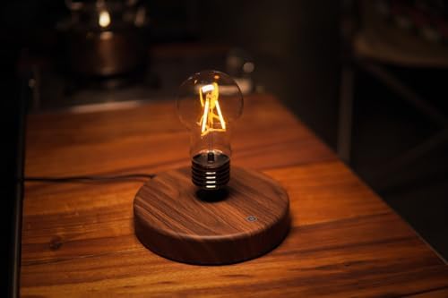 Levitating Floating Light Bulb, Magnetic Levitation Wireless Bulb Lamp