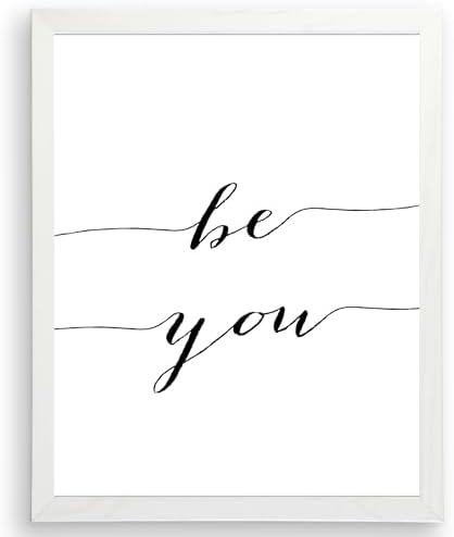 DREAM BIG PRINTABLES Be Kind Be Brave Be You Art Prints (Set of 3) - Unframed - 8x10 Inspirational Motivational Office Wall Art