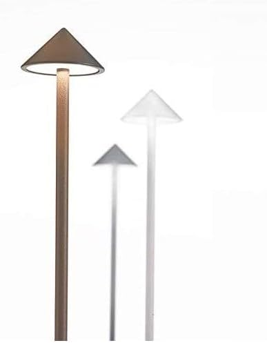 Zafferano, Pina Pro Lamp, Rechargeable Cordless Table Lamp with Touch Controls, Suitable for Interior and Outdoor, Dimmer, 2200-3000 K, Height 29 cm, Dark Gray Colour