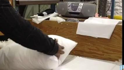 Hometex Throw Pillow Insert 16" x 16" Polyester Filled Standard Cover (12 Pack)