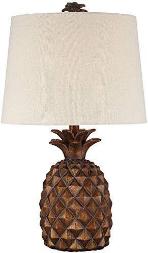 Paget 23 3/4" High Table Lamp Brown Pineapple Beach Accent Tropical Coastal