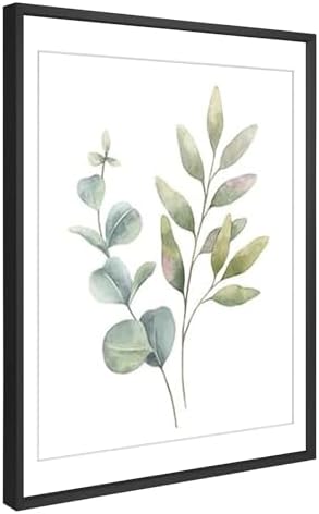 Golden State Art 12x16 Black Aluminum Frame, Real Glass, Mat Fits 11x14